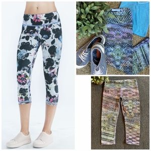 Vimmia Yoga Pants Capris Compression Cropped Leggings Workout Athletic Tights